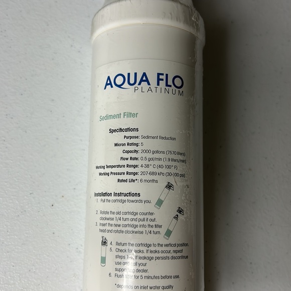 Genuine Replacement Cartridge for Aqua Flo Platinum Reverse Osmosis Systems - Picture 2 of 4